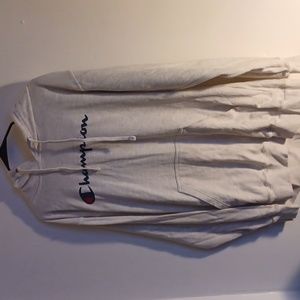 Champion hoodie white 1xl